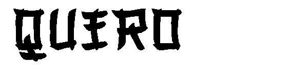 Quero字体