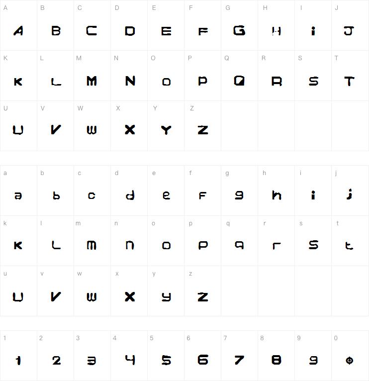 Retravant Garden字体