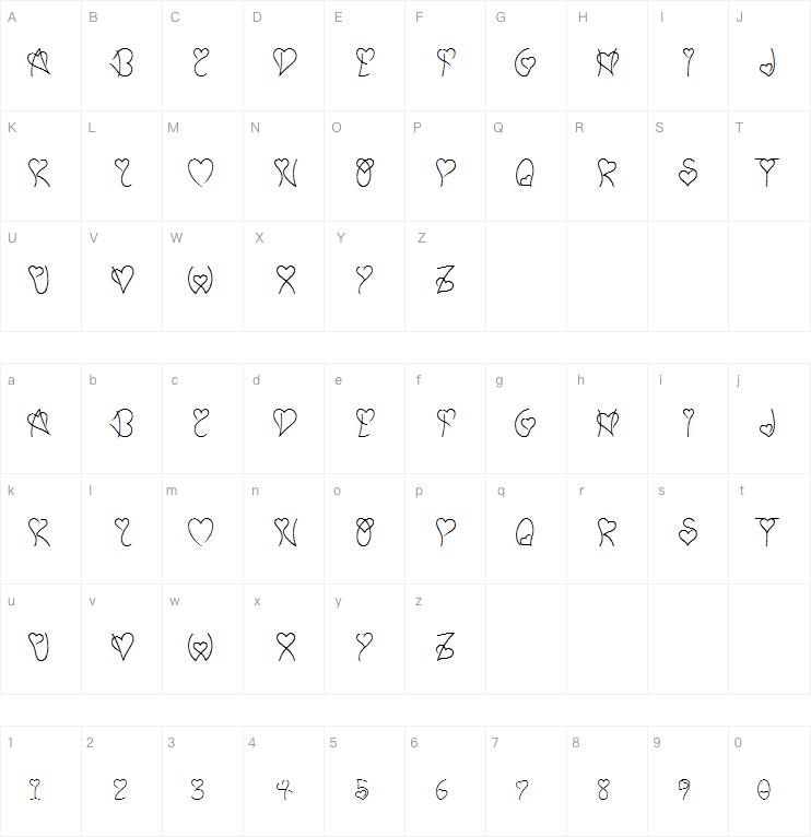 Sweet Heart字体