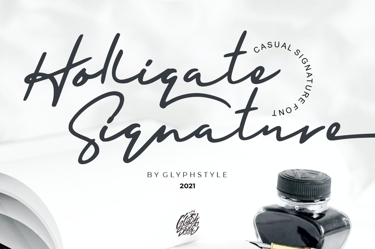 Holligate Signature字体 2