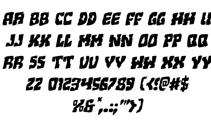 Beastian字体 1