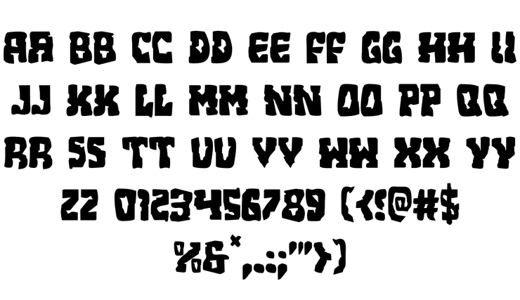 Beastian字体 3