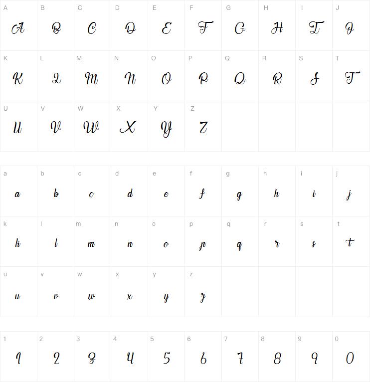 Jardin des Bermudes字体