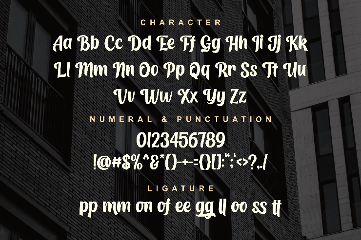 Homeville字体 6