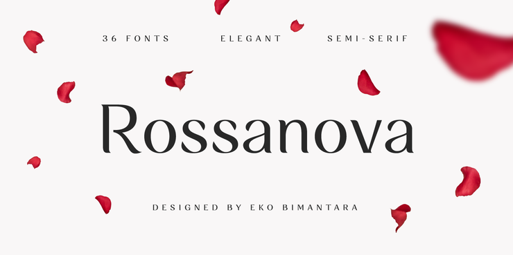 Rossanova字体 1