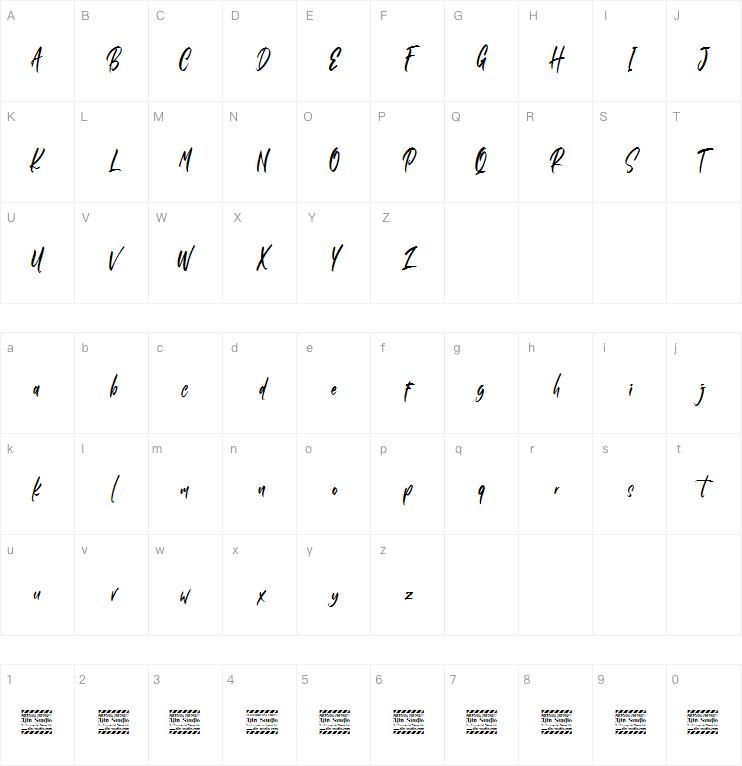 Rolling Back字体