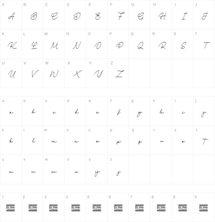 Billstone Signature字体