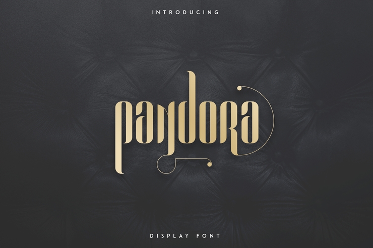 PANDORA DISPLAY字体 1