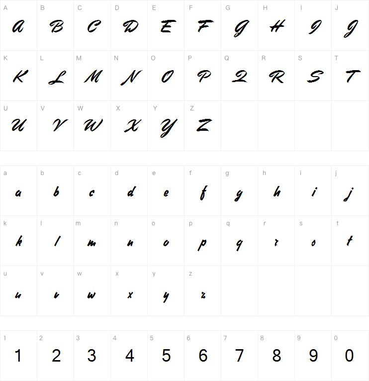 Stephens Heavy Writing字体