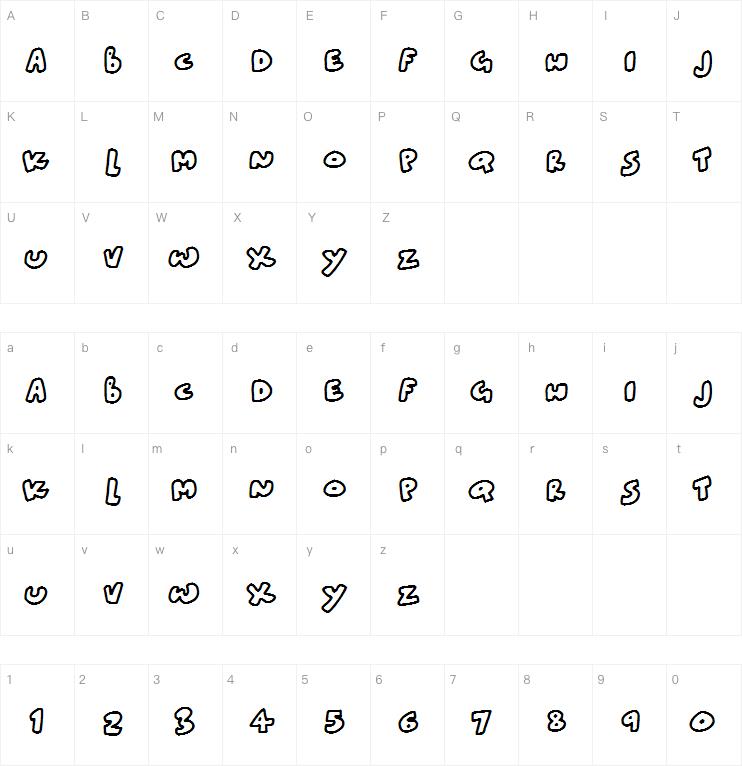 Blobtastics字体