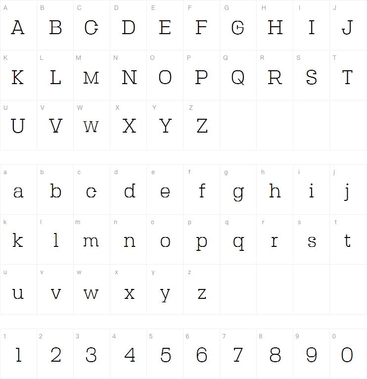 Seb Slab字体