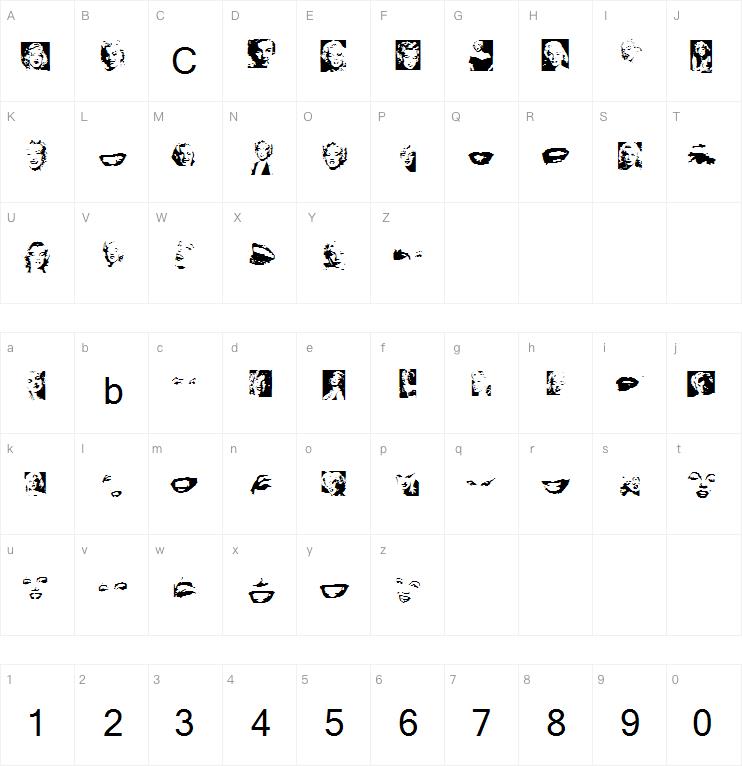 Monroe Dingbats字体