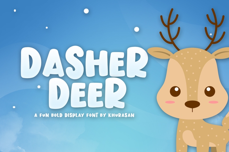 Dasher Deer字体 1