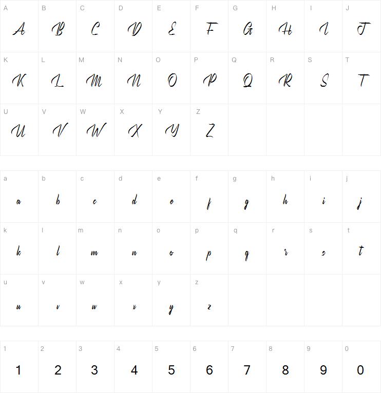 Hikers字体