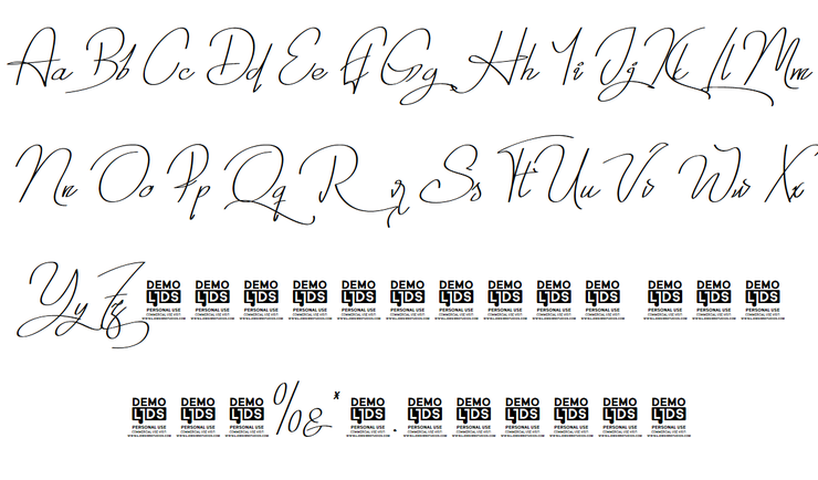 Thinking You字体 4