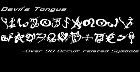 Devil\'s Tongue字体 3