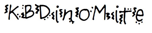 KBDinoMite字体