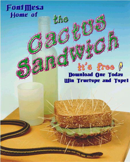 Cactus Sandwich字体 1