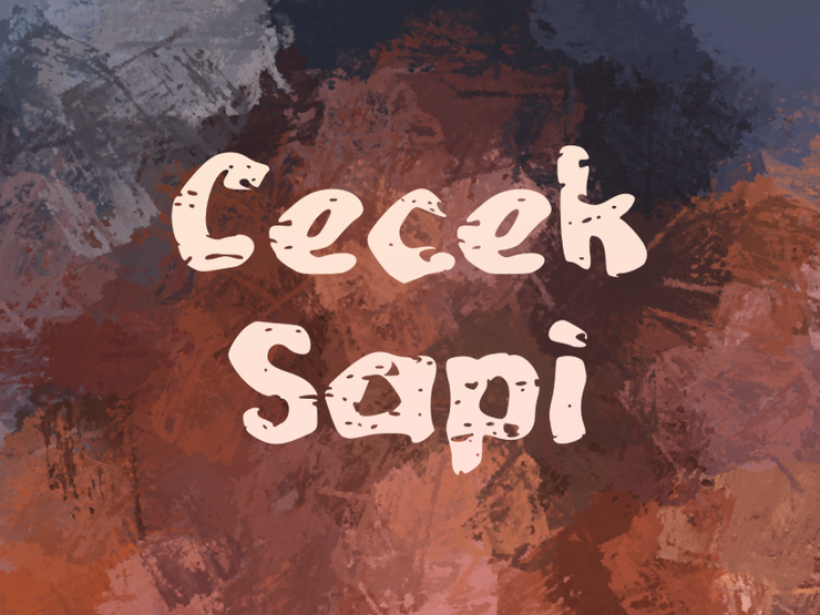 c Cecek Sapi字体 1