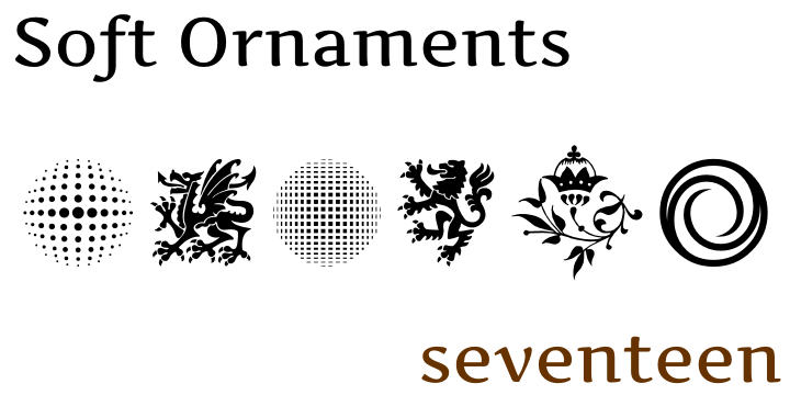 Soft Ornaments Seventeen字体 1