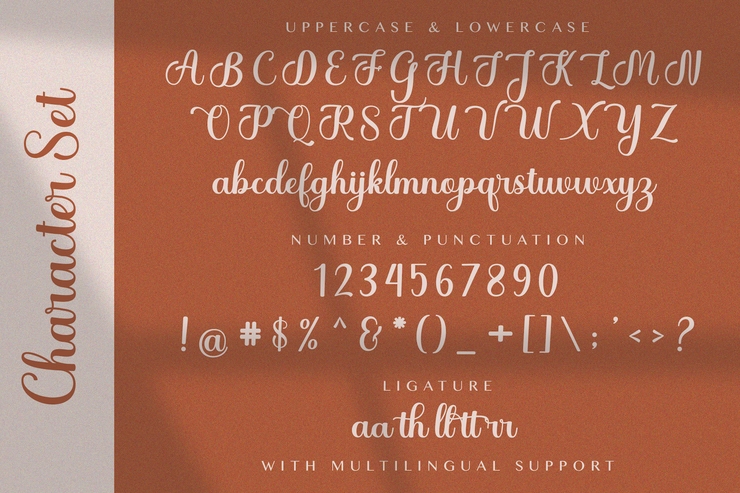 Whetiya Script字体 6