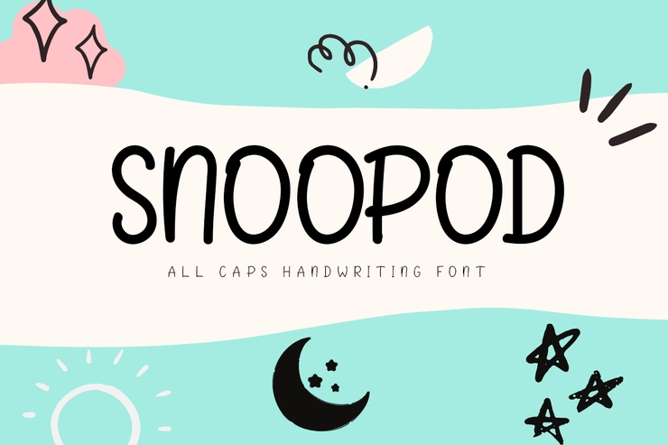 SNOOPOD字体 8