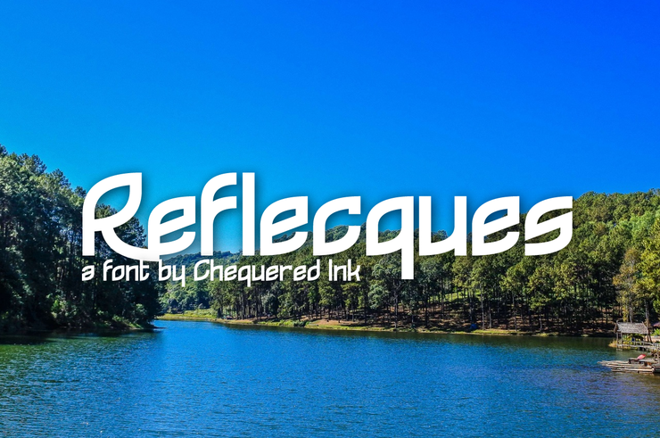 Reflecques字体 1