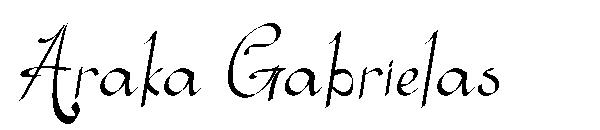 Araka Gabrielas字体