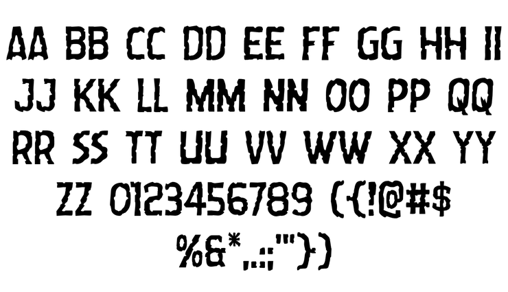 Worm Cuisine字体 4