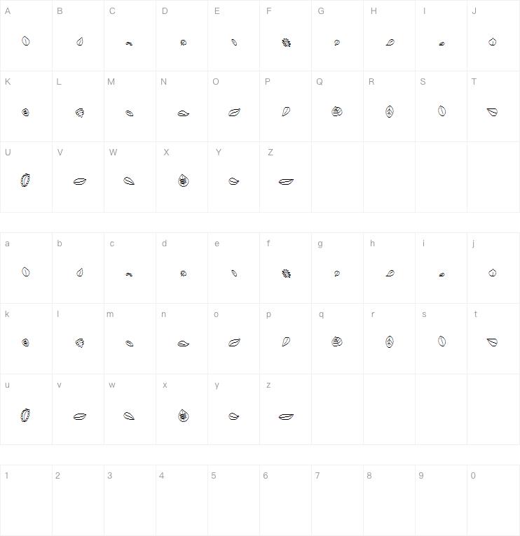 MTF Leaves字体