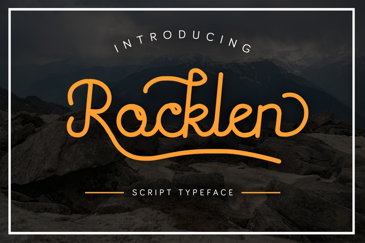 Rocklen Script Demo字体 5