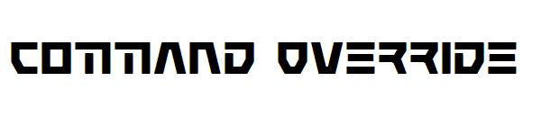 Command Override字体