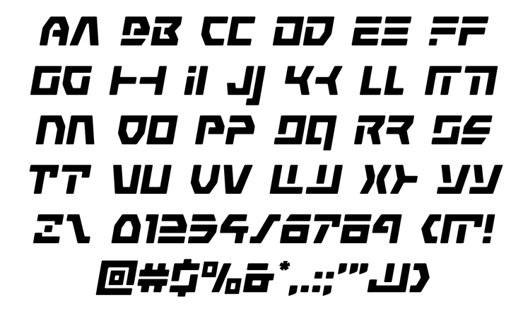 Command Override字体 4