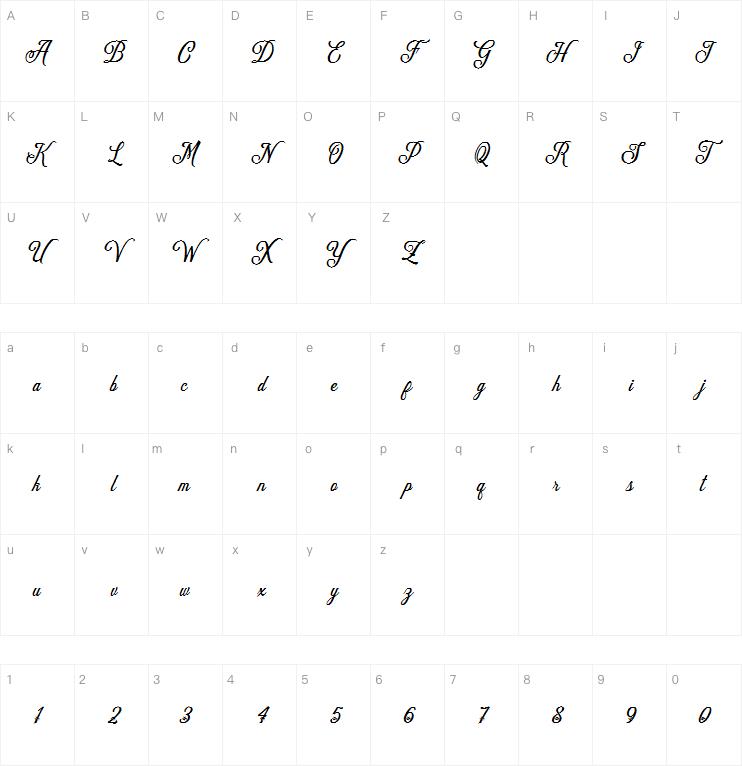 Delighter Script字体