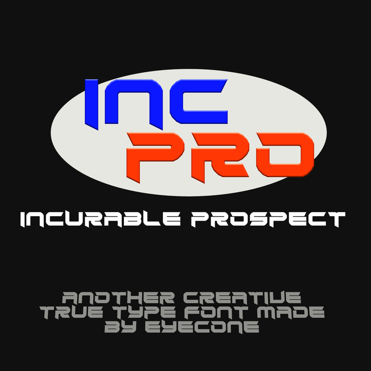 Incurable Prospect字体 1