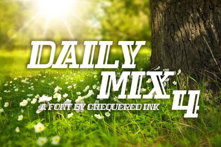 Daily Mix 4字体 1