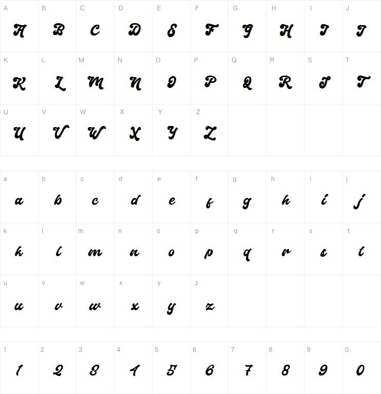 Vinttadge Regular字体