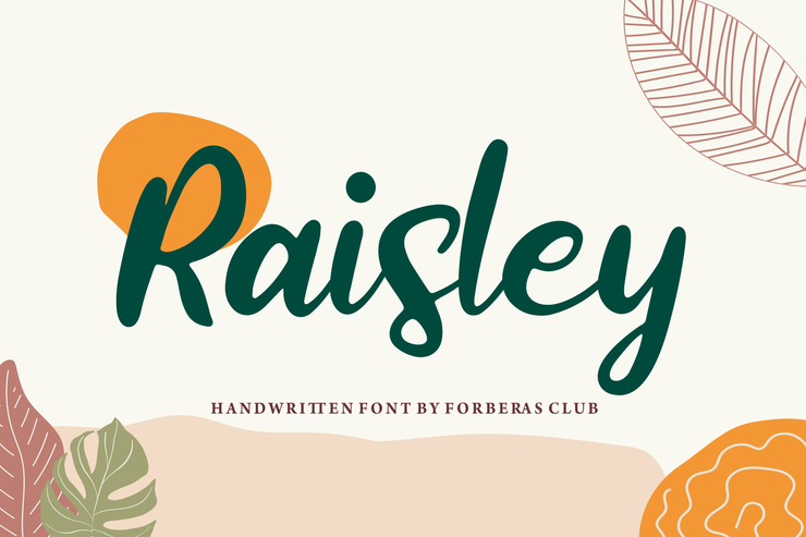 Raisley字体 1