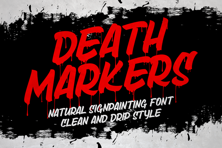 Death Markers字体 3