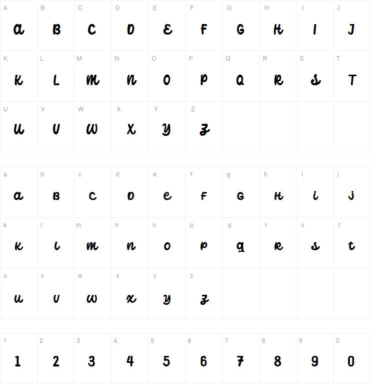 Catterpillar Regular字体