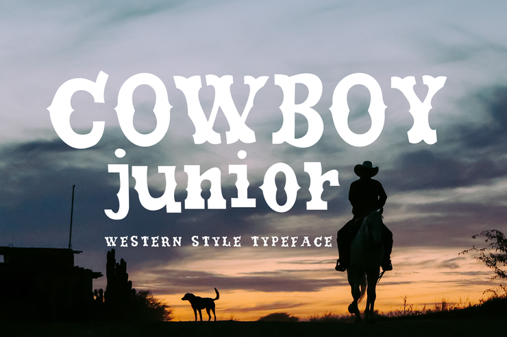 COWBOY JUNIOR字体 6