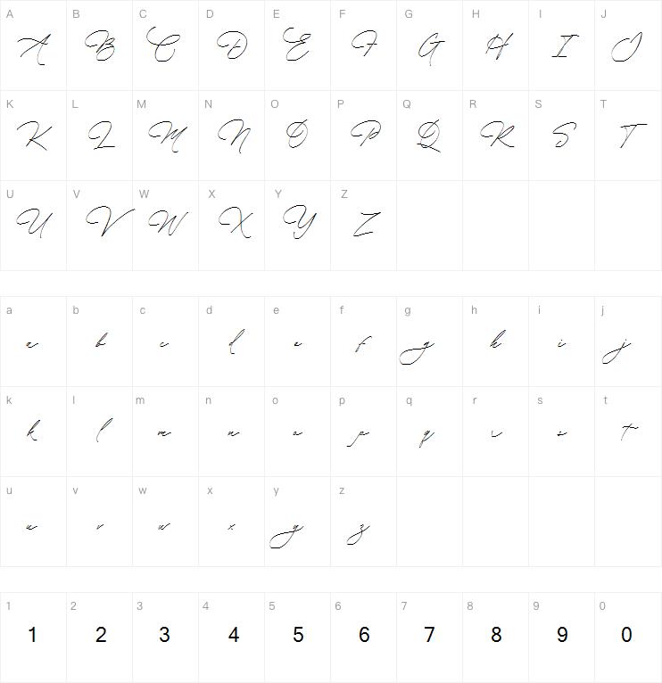 Hathaway字体