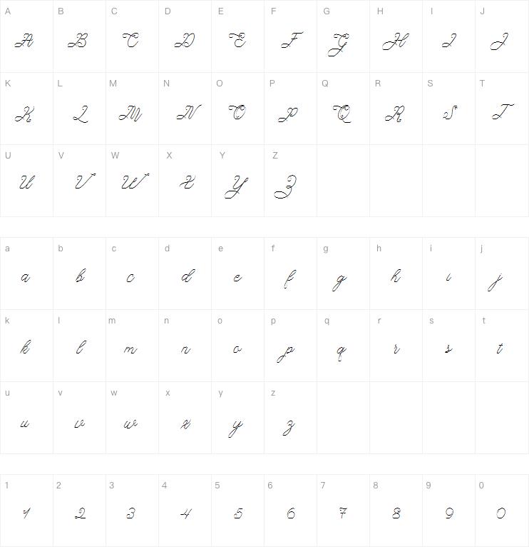 Holland Script字体