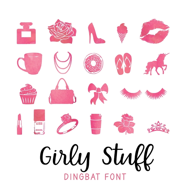 212 Girly Stuff字体 1