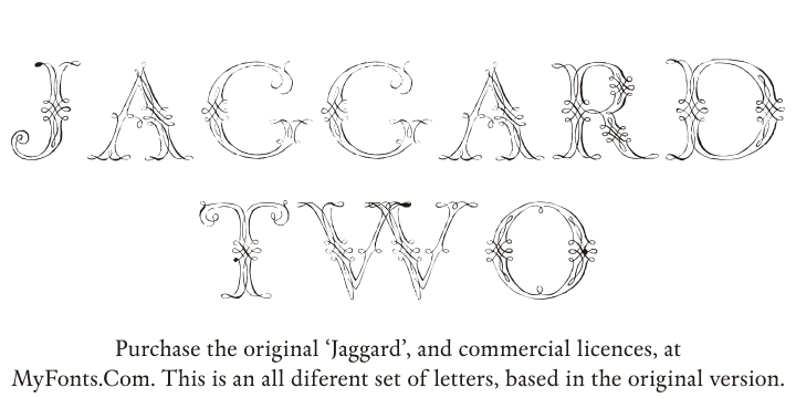 Jaggard Two字体 2