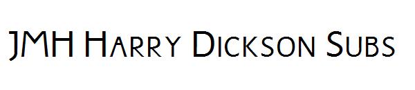 JMH Harry Dickson Subs字体