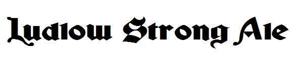 Ludlow Strong Ale字体