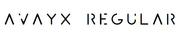 Avayx Regular字体