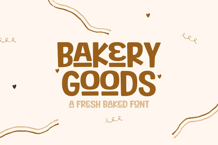 Bakery Goods字体 1