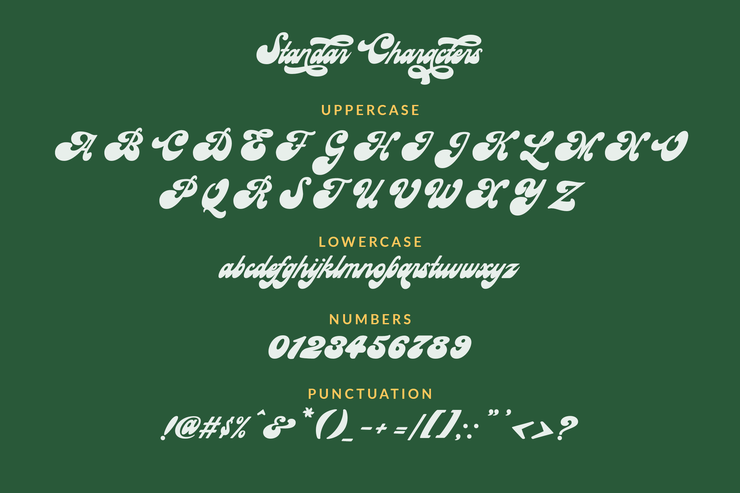 Elizafat字体 6